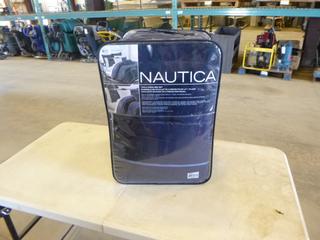 (1) Nautica 2PC Twin Comforter Set (unused) (G1)