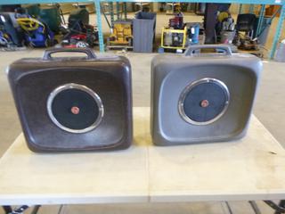 (2) Sonocaster EV Portable Suitcase Speakers, 30W (G1)