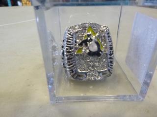 (1) 2009 Sidney Crosby Pittsburgh Penguins Replica Stanley Cup Ring (G1)