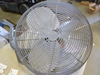 Magnetek Industrial Fan / Bracket, Model HE3F089NP1115-E6, 120V, 60Hz, RPM-1120-915, S/N 13BA62852A (E2-3,3)