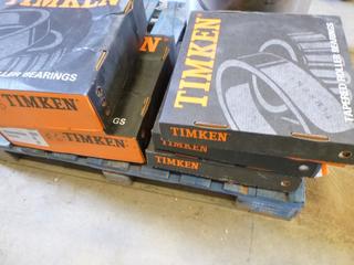 Timkin Bearings, (3) HM252348-20000, (2) HM252310CD-20000, (2) Misc Bearings, (E1-3-2)