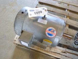 Baldor Motor, 1725 RPM, 7.5 HP, 8 Amps, 60 HZ, (WR-2)