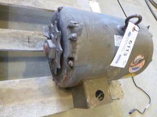 Baldor Motor, 1725 RPM, 7.5 HP, 8 Amps, Part# M3710T-5, S/N# F694, (WR-3)