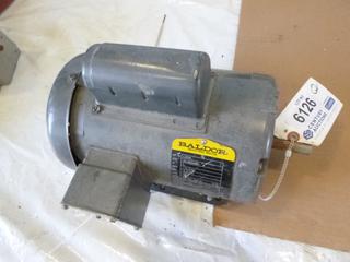 Baldor Industrial Motor, 3050 RPM, 1 HP, 11.8/5.9 Amps, 115/230 Volts, (WR-3)