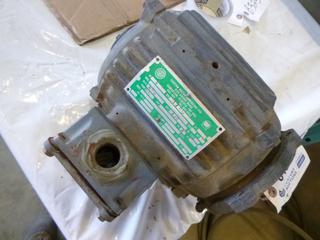 Custom Industrial Motor, 1780 RPM, 1.8 Amps, 480 Volts, 1 HP, (WR-3)