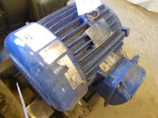 Nema Industrial Motor, 1175 RPM, 3.22 Amps, 575 Volts, 60 HZ, (WR-3)