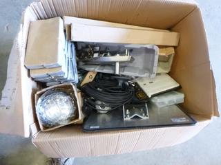 Assortment of Misc Items, Includes Phone / Power Supplies, Camera Recorders, DVD Player and More (W1-3,3)