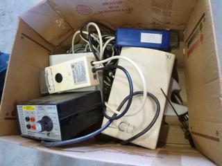 Qty of 2" Pipe Plugs,3M Multiple Battery Charger, Mettler GA44 Printer, Electrophoresis Power Supply and More W1-3,3)