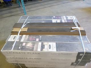 (30) Boxes Beaulieu Canada Laminate Plank Flooring, 5 1/2" x 9/16" x Standard Length