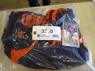 Ryan Nugent-Hopkins Upper Deck Canvas Rookie Card, Connor McDavid Jersey, Size 54   *Note No C.O.A.* (Located Upstairs)