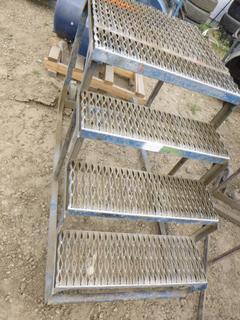 Industrial Steel Stair Case On Wheels, (WR-5)