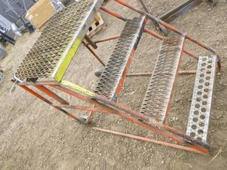 Industrial Steel Stair Case On Wheels, (WR-5)