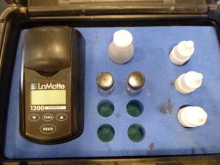 LaMotte 1200 Colorimeter, Model 1200-C1-C1, (2) Pocket Colorimeter Test Kits, (D2)