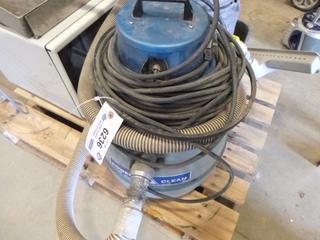 Power Clean Shop Vac, Industrial Shop Vac, Light and Stand, Kenmore Microwave *NOTE All Items Parts Only* (E2-5,2)