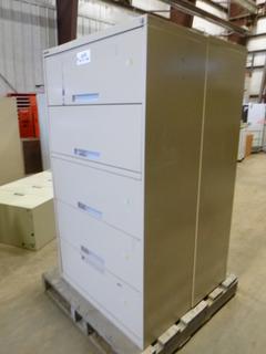 (2) 5 Drawer Filing Cabinet, 18"L x 3'W x 66"H, (WR-4)