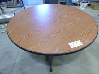 4' x 28 1/2" Round Table 