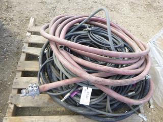 Qty of Assorted High Pressure Hoses, Various Sizes, (WR-3)