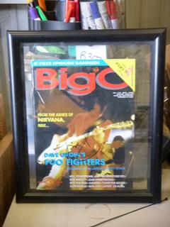 July 1995 Edition Of Big O Magazine Signed by Dave Grohl of the Foo Fighters (Upstairs)