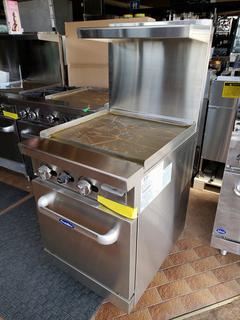 Model ATO-24GCAH1 24in Range w/ Griddle And Standard Oven- NG *Note: Item Cannot Be Picked Up Until Tuesday September 22*