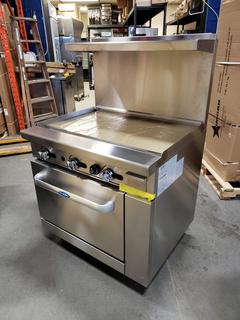 Model ATO-36GCAH1 36in Range w/ Griddle And Standard Oven- NG *Note: Item Cannot Be Picked Up Until Tuesday September 22*