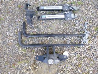 Ball Hitch, (2) Leveler Bars, (2) Friction Sway Control Bars And (1) Incomplete Leveler Bar Clamp