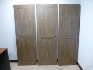 Qty Of (3) 24in X 74in RV Interior Doors