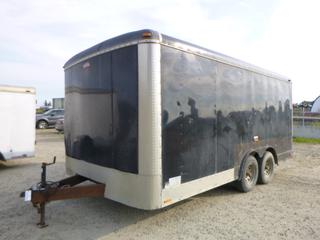 2010 Forest River 17Ft Enclosed Trailer, C/w  GVWR 4491kg, T/A, Spring Suspension, 225/75R15 Tires, Ball Hitch, Side Door. SN: 5HNUBL620AT426578 *Note: Has Scratch And Some Dents*