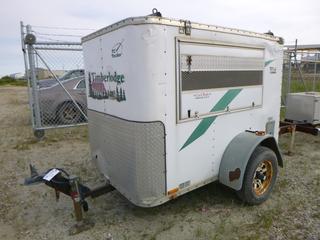 Well Cargo 6Ft 5In. Enclosed Trailer C/w S/A, Ball Hitch, 175/80R13 Tires *Note: CNVIN, Sold with Bill of Sale Only, Has Dents*