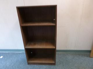 24 in x 12 in x 48 in 3-Shelf Book Case 