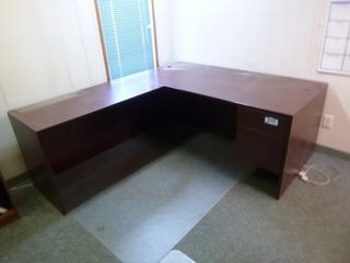 71in x 83in L-Shaped Office Desk 