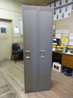 18in x 24in x 72in 2-Unit Storage Lockers  