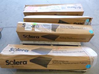 (1) 18ft, (2) 21ft, and (1) 15ft Solera Awning Replacement Fabric