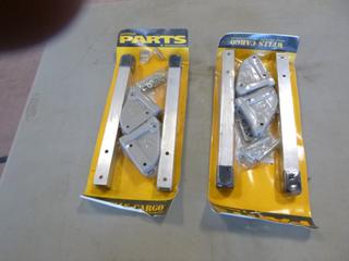 (2) Wells Cargo Roof Rack Vent Supports