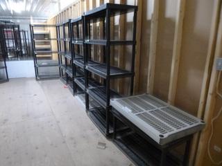 Qty Of 18in X 36in Plastic Shelving 