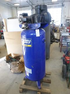 2004 Campbell Hausfeld VT627504AJ 60Gal 135Psi 240V Single Phase Air Compressor