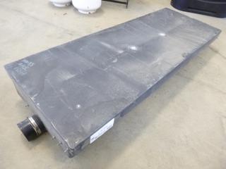 60in X 22in X 6 3/4in Ameri-Kart 38Gal Water Tank w/ 3in Outlet