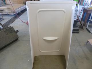 24in X 36in X 59in Plastic Shower Surround 