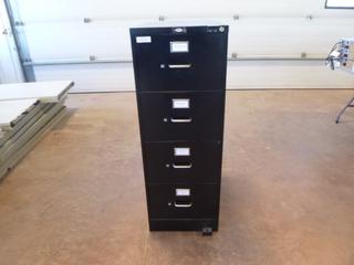 26in X 19in X 51in 4-Drawer Filing Cabinet