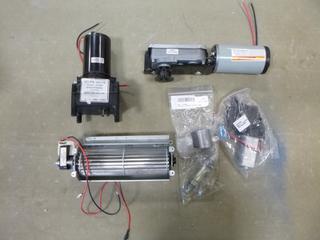 Awning Motor, PMDC Slide Motor, Venture Gear Motor And Blower