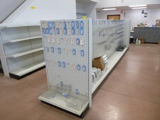 Gondola Shelving Unit C/w Contents