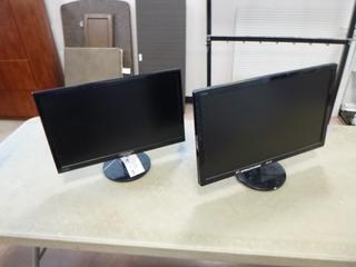 Asus VS228 22in LCD Monitor C/w Asus VE247 24in LCD Monitor *Note: No Power Cords*