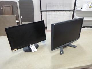 Acer S200HL 20in LCD Monitor C/w Acer X223W 22in LCD Monitor *Note: No Power Cords*