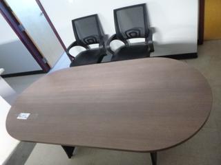 71in X 38.5in X 28.5in Table C/w (2) Task Chairs