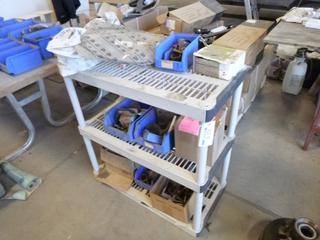 3-Tier Shelving Unit C/w Contents