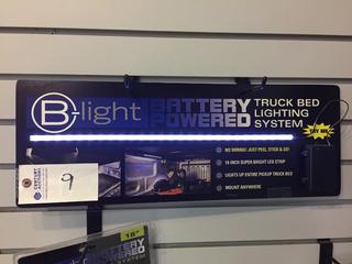 Battery Powered Truck Bed Lighting System Display.