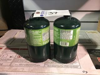 (2) Coleman 1lb Propane Bottles.