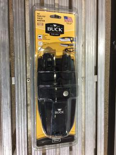 Buck 141 Paklite Field Master Knives/Sheath.