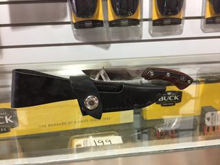 Buck Open Season Caper Knife/Sheath.