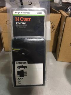 (2) Curt 58041 4-Way Flat Plugs.