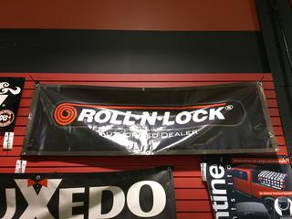 Roll-N-Lock Banner, 72" x 22".